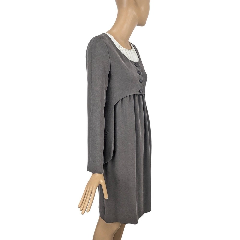 Vintage Chloe Spring 1994 Karl Lagerfeld-era Runway Silk Dress and Jacket Set 38 - Picture 4 of 13